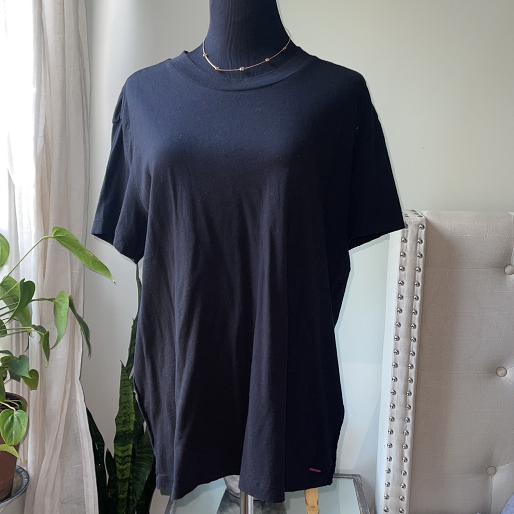 Philanthropy cotton Black Tee